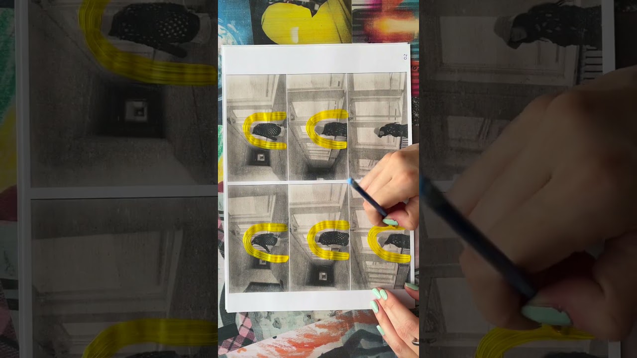 mixed media animation process #mixedmedia #mixedmediaphotography #musicvideoedit #diyanimation