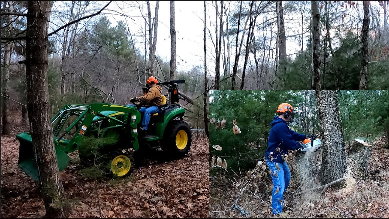 John Deere 2032R: Micro Forestry Work