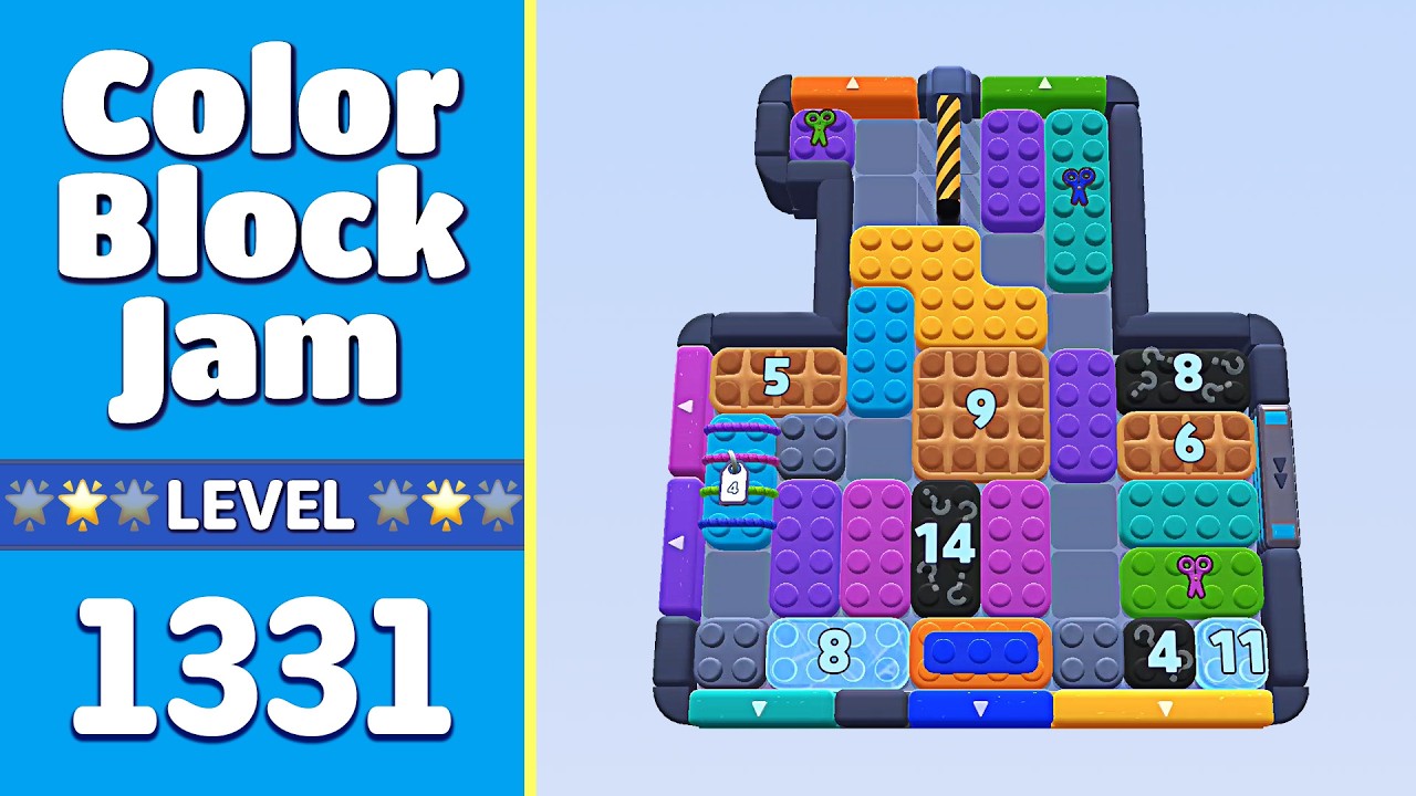 Color Block Jam Level 1331 (1332) | Every Puzzle Solved! 🎯