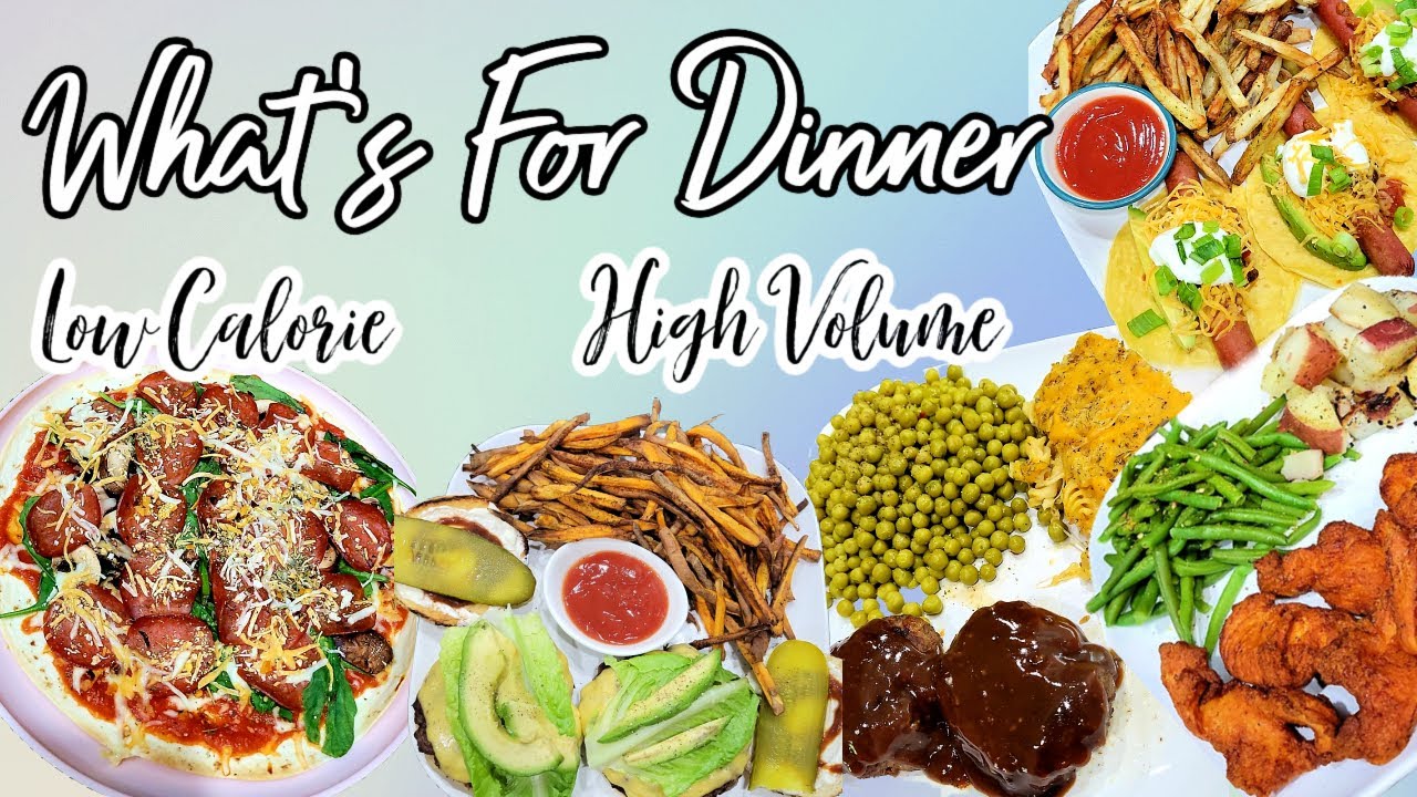 WHATS FOR DINNER? | EASY LOW CALORIE HIGH VOLUME MEALS | NICOLE BURGESS WHAT'S FOR DINNER