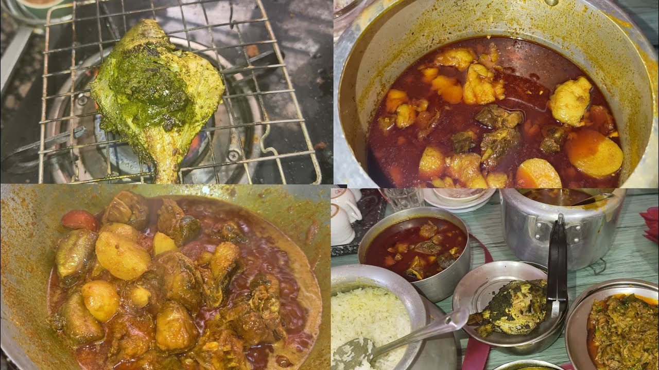 আজ সারাদিন রান্না করলাম, তন্দুরি পমফ্রেট, খাসির মাংস, গলদা চিংড়ি আরো কত কী।।।