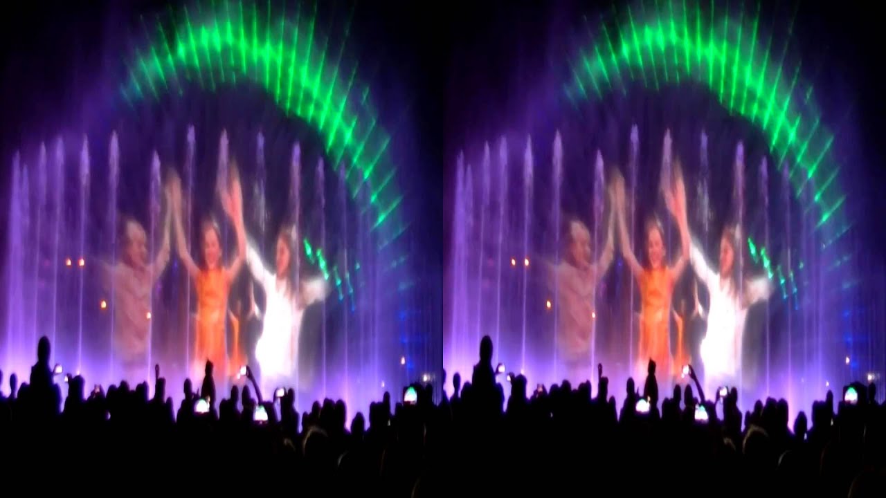 Multimedialny Park Fontann w 3D Warszawa , maj ,  Michel Jarre,koloroterapia,chromoterapia