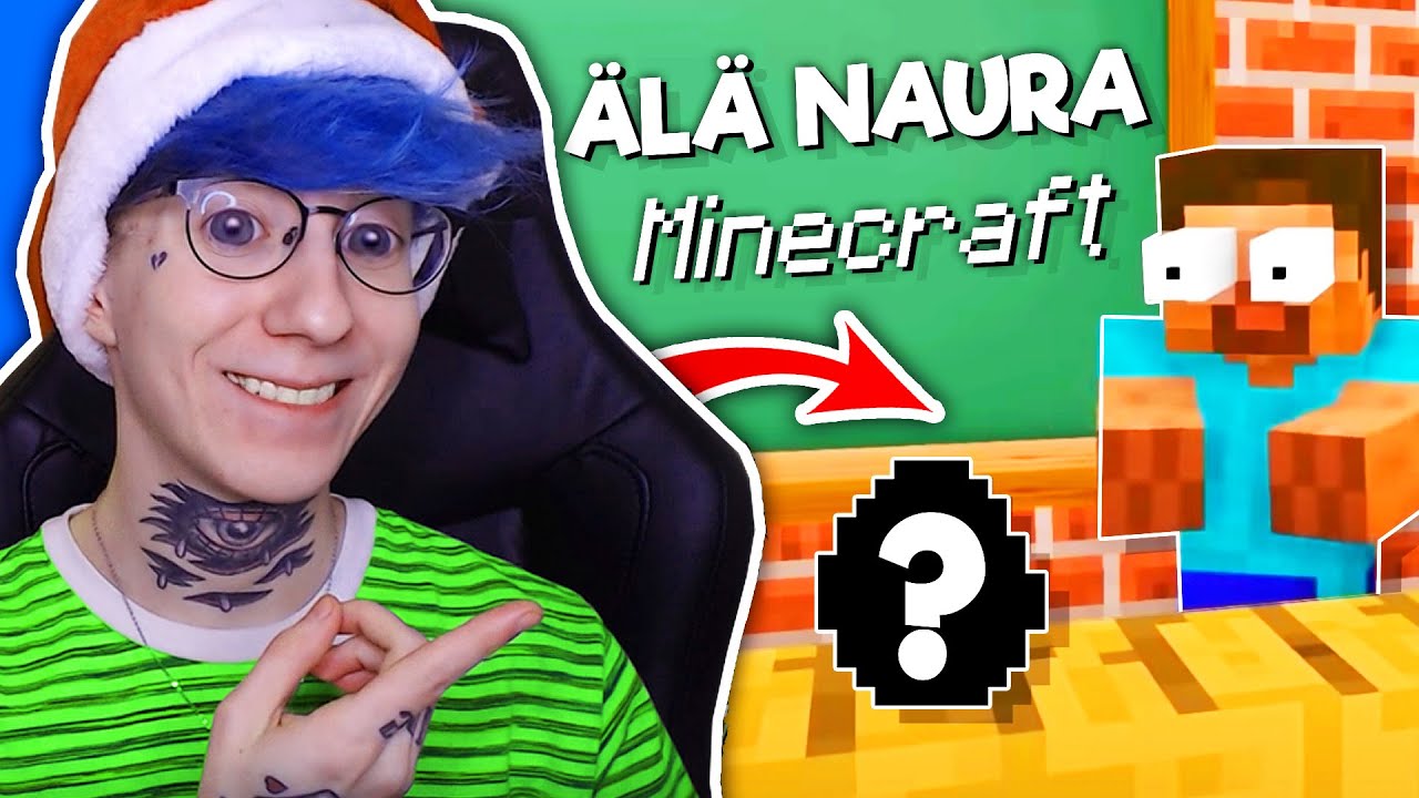 MINECRAFT ÄLÄ NAURA HAASTE! *vaikea*