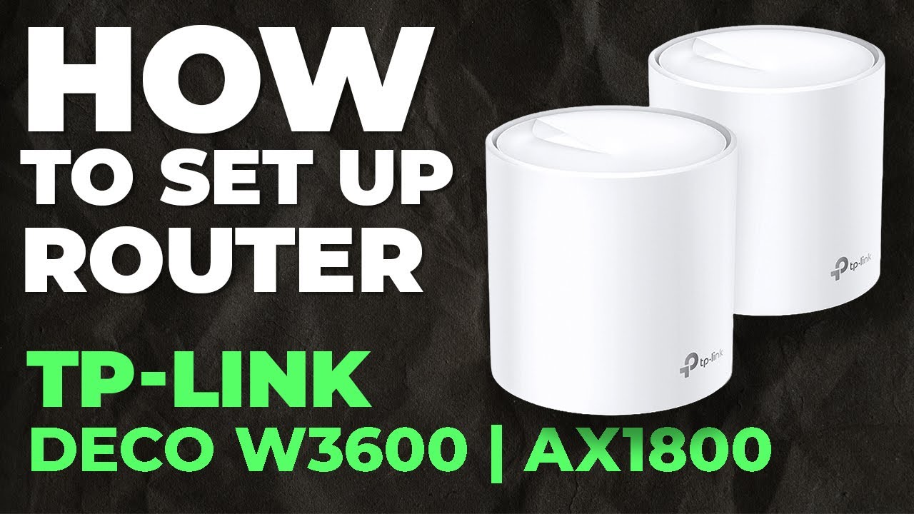 ✅ Jak skonfigurować router TP-Link Deco W3600 | Jak skonfigurować router WiFi TP-Link AX1800 Deco...