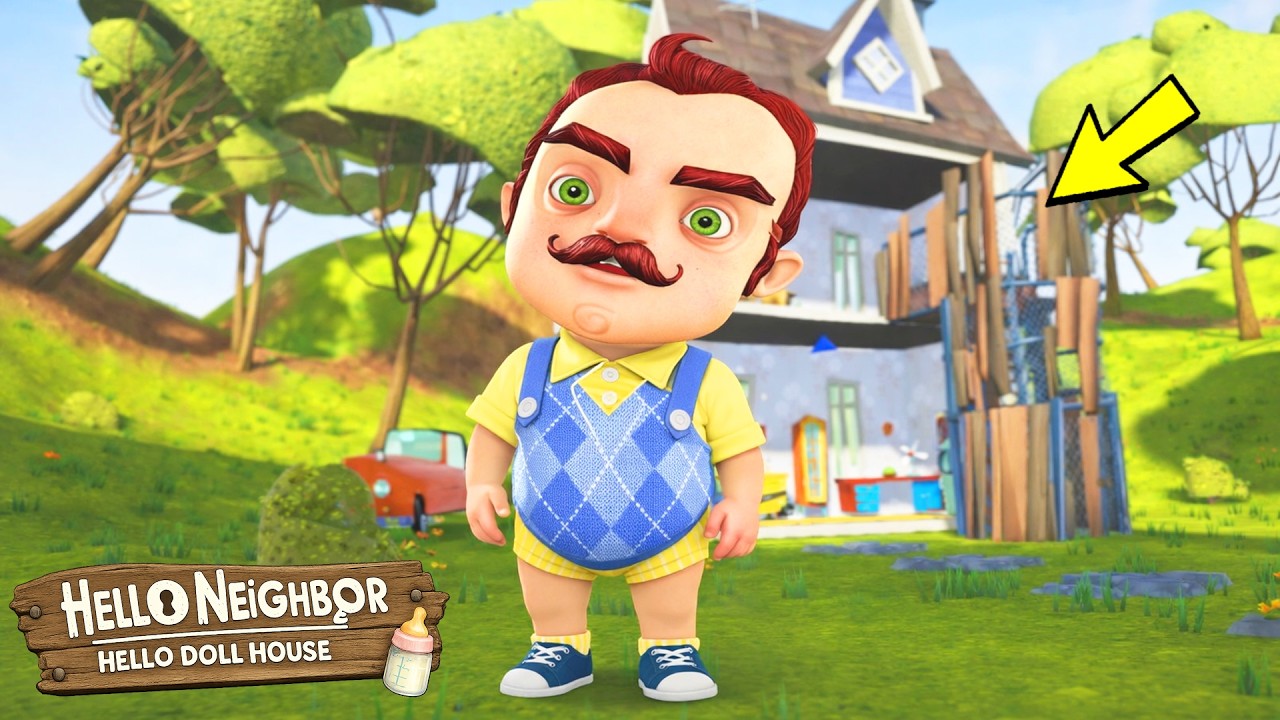 DOLL NEIGHBOR HOUSE 🤣 Hello Neighbor Doll House Mod
