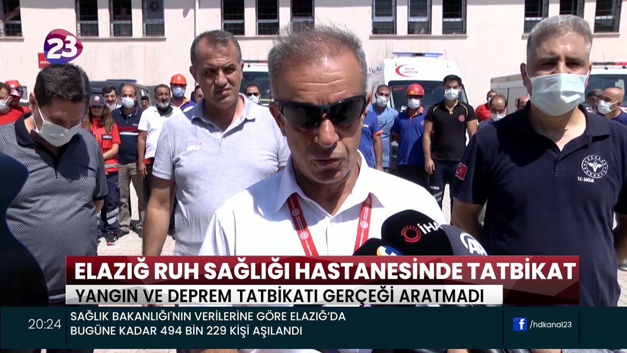 ELAZIĞ RUH SAĞLIĞI HASTANESİNDE TATBİKAT
