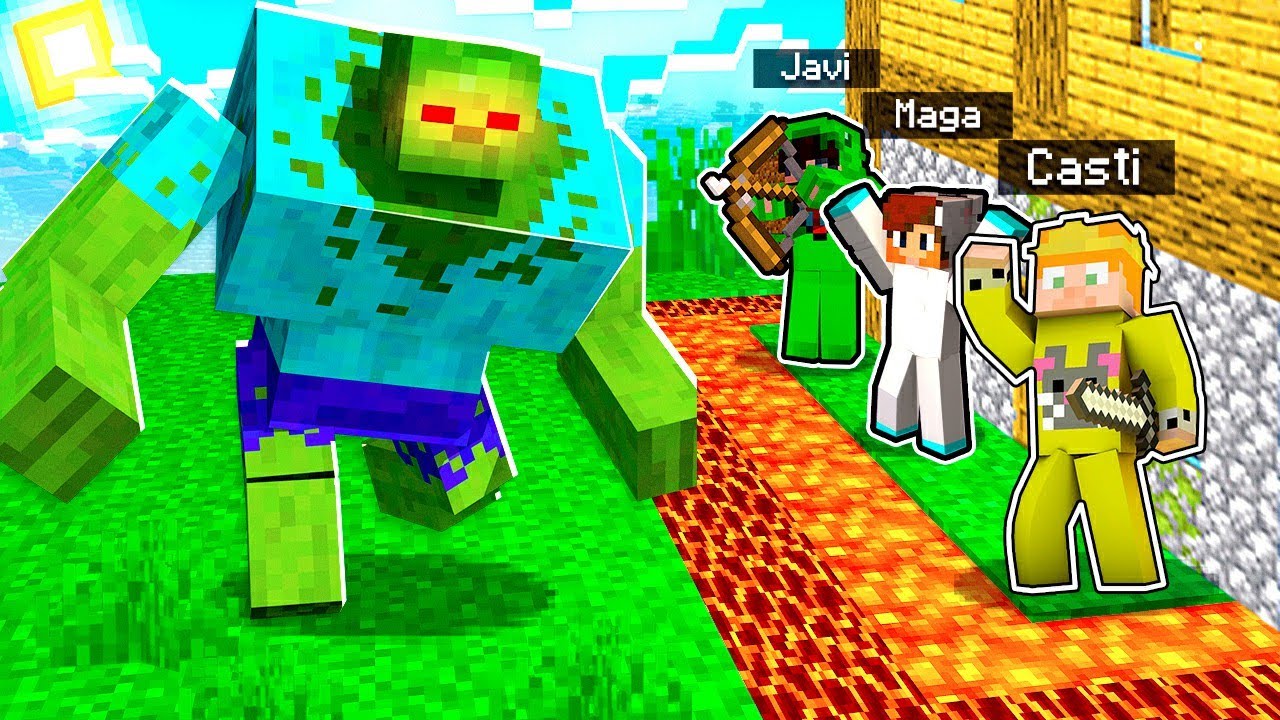 Zombie Mutante vs La Casa Mas Segura de Minecraft