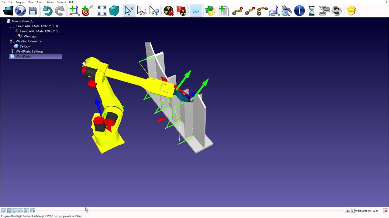 Fast Curve Welding - RoboDK