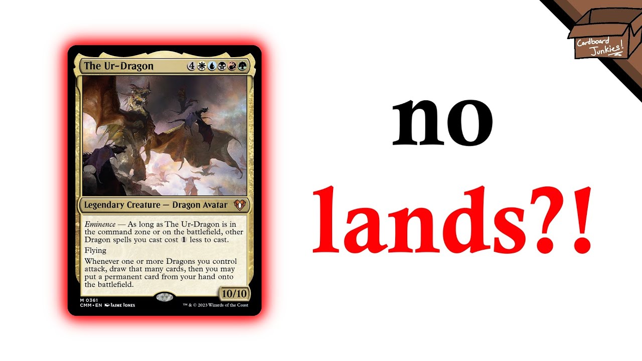 this commander deck plays ZERO LANDS!