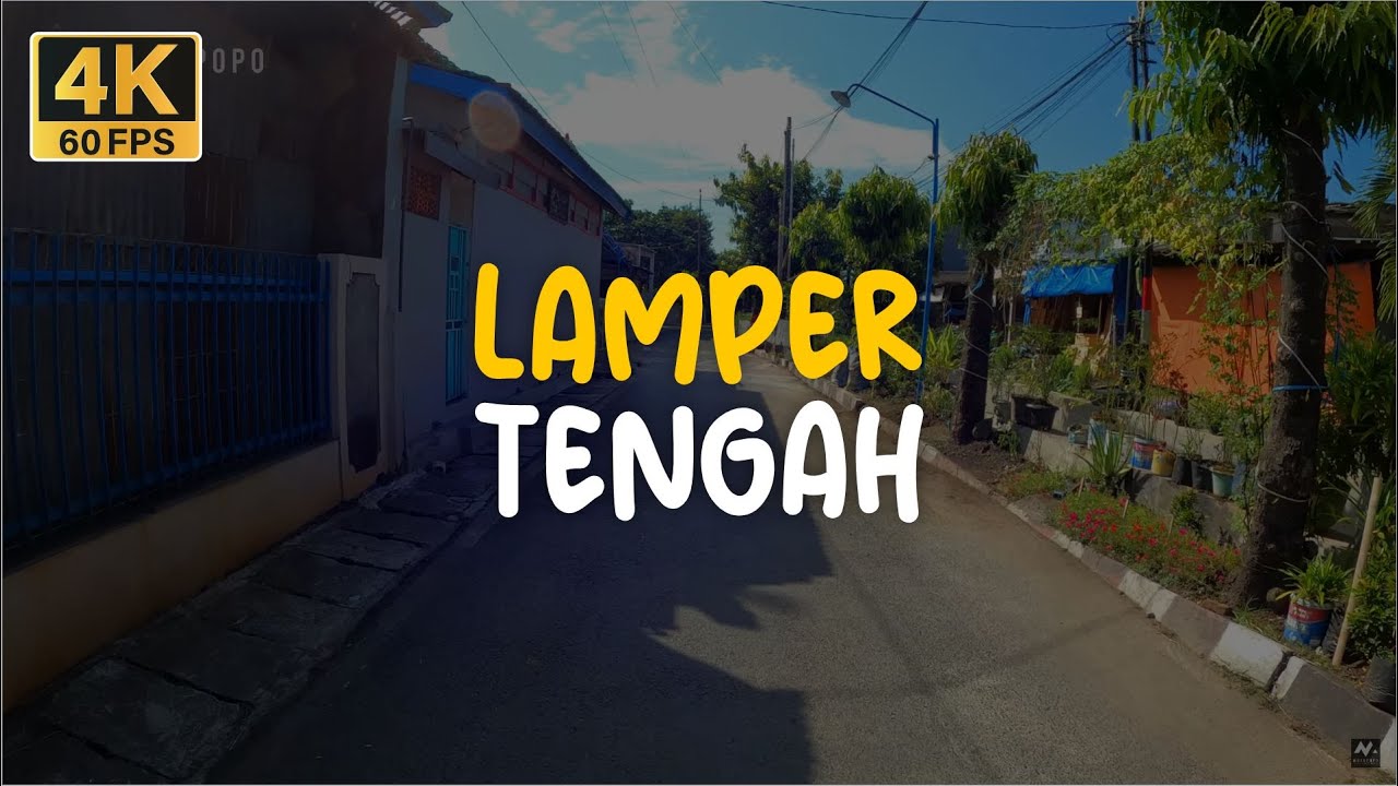 【4K】 Menyusuri Jalan Lamper Tengah Semarang | Update Terkini Semarang