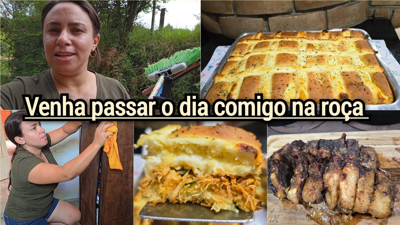LIMPEZA E ORGANIZA&Ccedil;&Atilde;O DA IGREJA/TORTA DE FRANGO COM CATUPIRY CASEIRO/CARNE ASSADA NO SAL GROSSO 