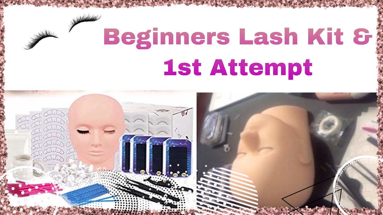 AMAZON EYELASH EXTENSIONS KIT | 1ST ATTEMPT AT EYELASH EXTENSIONS