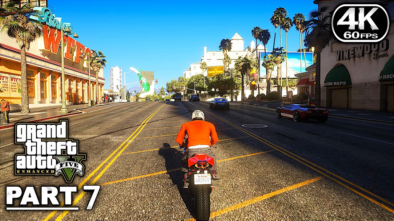 Grand Theft Auto V Enhanced Edition Gameplay Walkthrough Part 7 - PC 4K 60FPS No Commentary