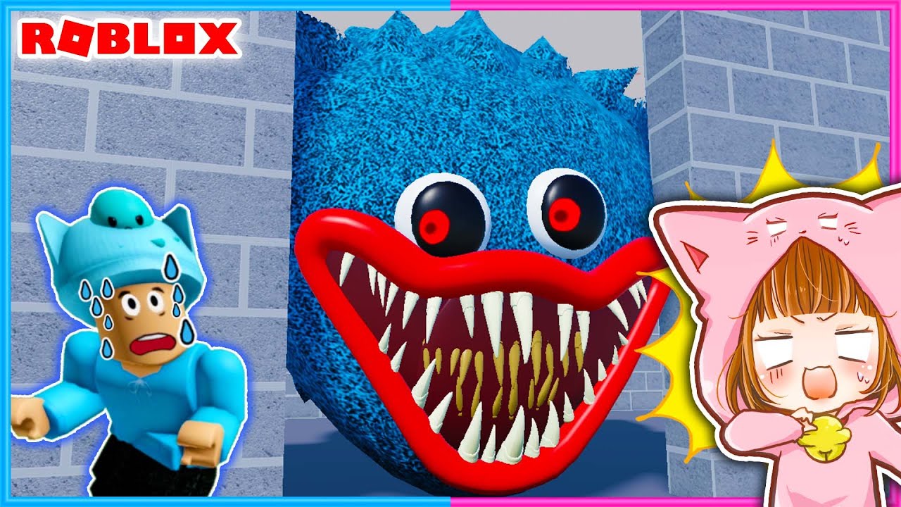 超怖いハギーワギーの顔から逃げるロブロックス😱💨【ROBLOX/ロブロックス】