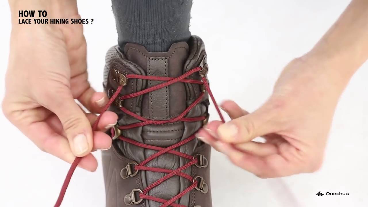 Come allacciare le scarpe da trekking
