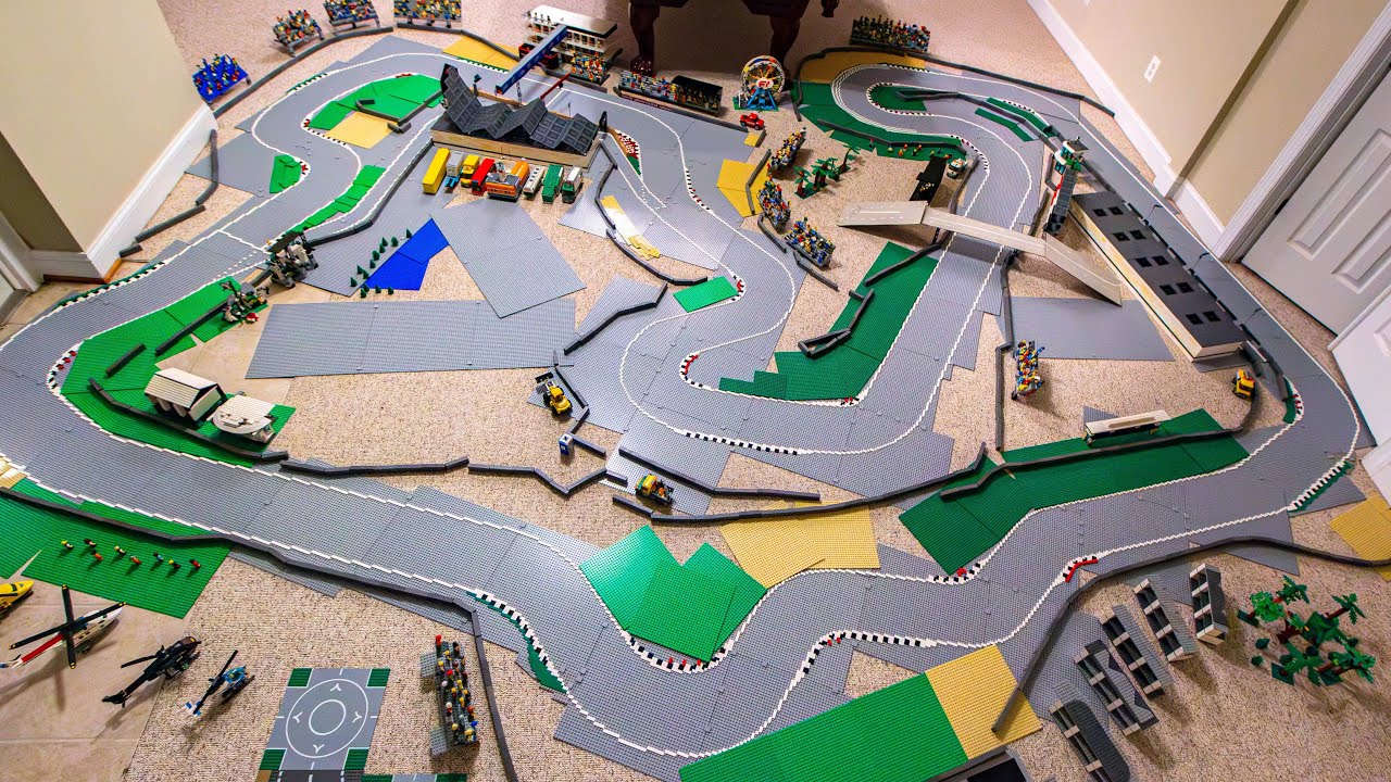 Building the LEGO British GP! | Timelapse