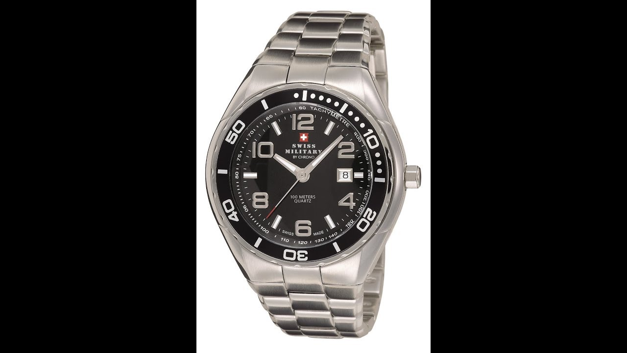Видеообзоры мужских швейцарских часов Swiss Military by Chrono 20029 ST-1M