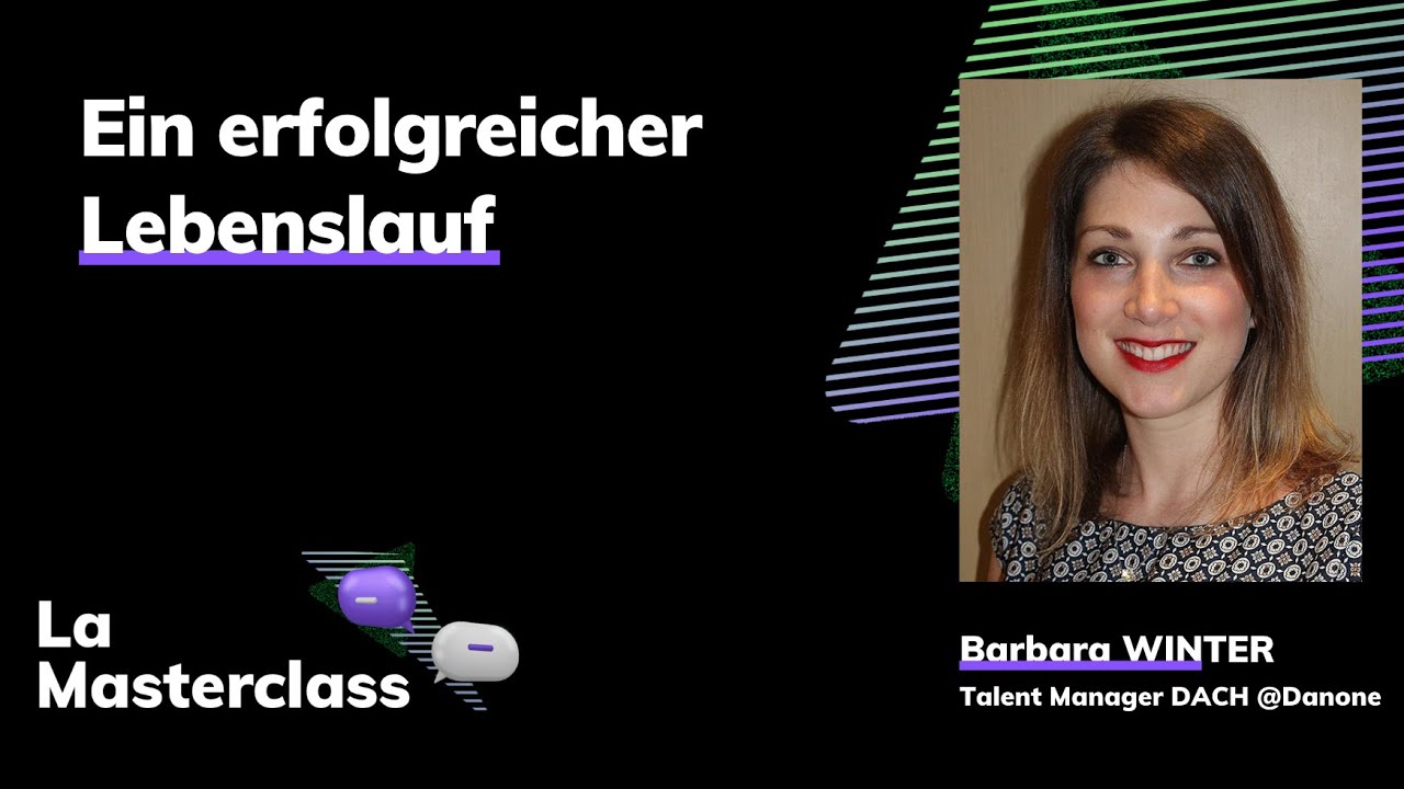 Ein erfolgreicher Lebenslauf - Masterclass