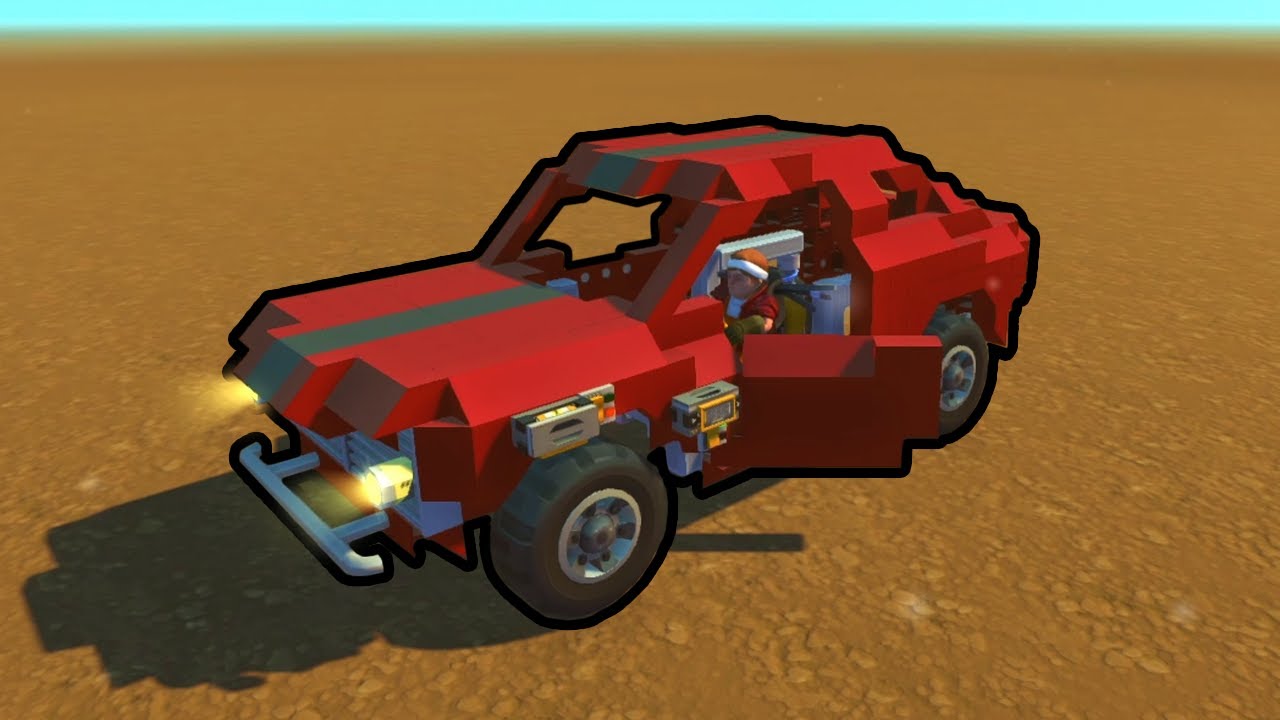 CZERWONY (bo szybszy) MUSCLE CAR w Scrap Mechanic! ( ͡° ͜ʖ ͡°)