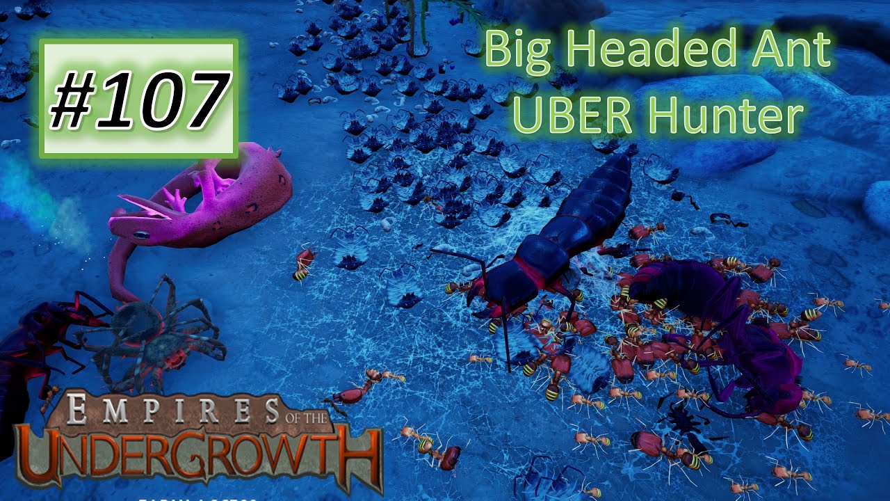 Empires of the Undergrowth #107: Epic Uber Hunt With Big Headed Ant