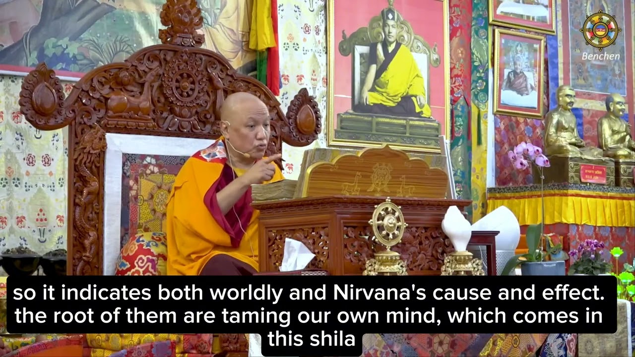 Kangyur first day teaching by sangye nyenpa rinpoche at benchen @Buddhism_Buddhistmonk61