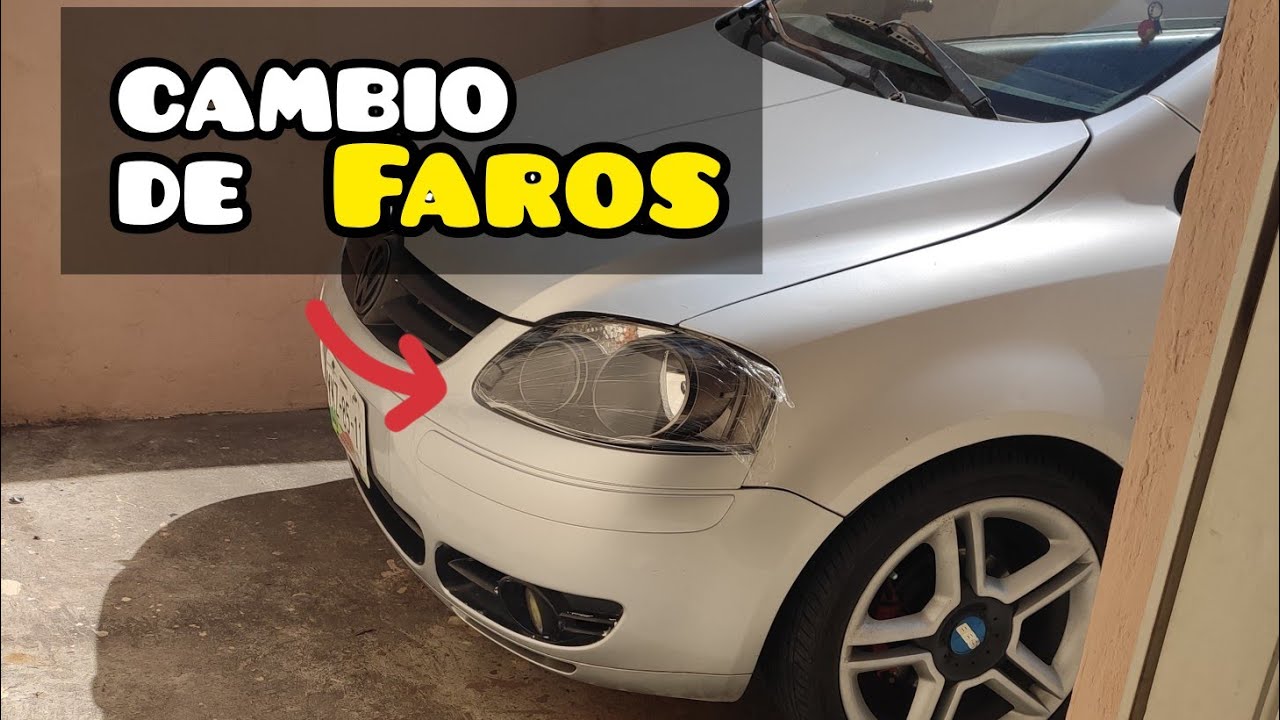 Nuevos Faros de Crossfox al lupo / cambio de faros | Proyecto Vw Lupo