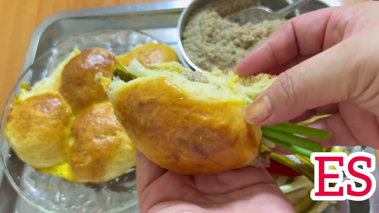 សាច់ប៉ាតេបៀកនំបុ័ង Pork Liver Pate Steam With Bread By ES