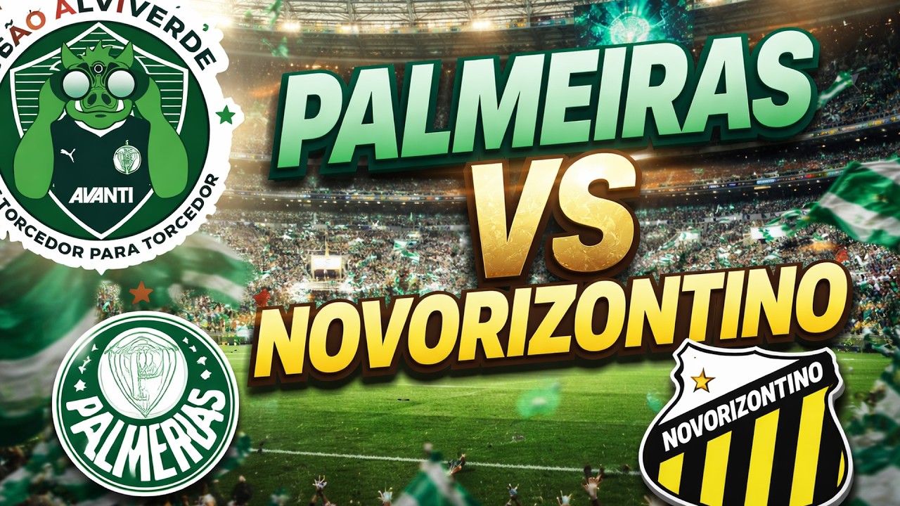 PRÉ JOGO PALMEIRAS X NOVORIZONTINO (CORTES VISÃO ALVIVERDE)