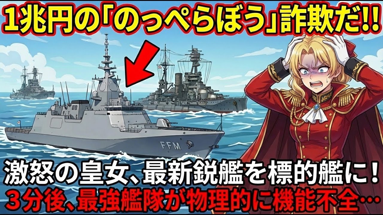 皇女発狂！「何もついてない船」を標的にしたら、自慢の艦隊が鉄クズになった件【海外の反応】
