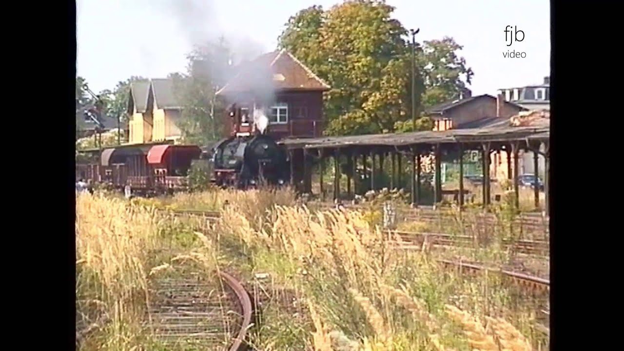 Güterzug mit Dampflok 52 8075 Gera - Zeitz - Altenburg - Gera
