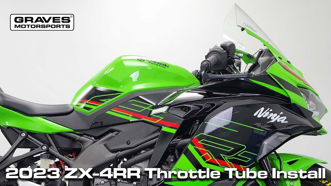 Видеоинструкция по установке дроссельной заслонки на Kawasaki ZX4RR / ZX10RR от Graves
