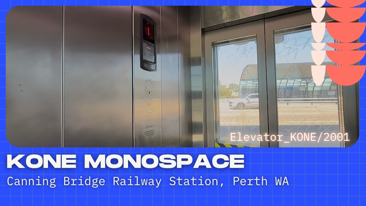 Kone MonoSpace R7 Elevator | Canning Bridge Railway Station, Perth WA