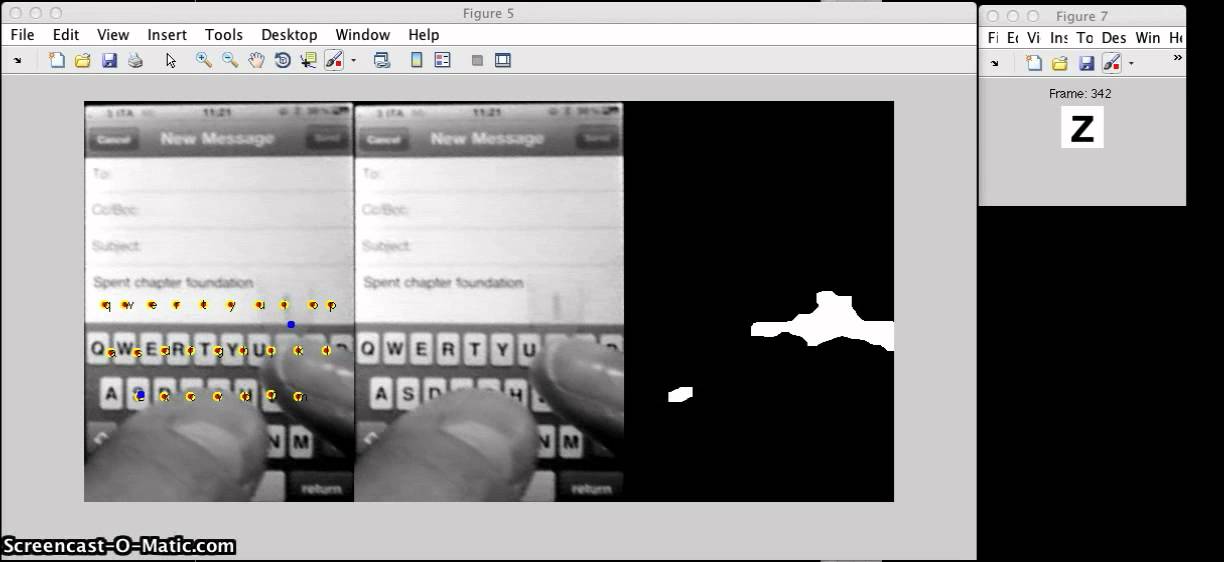 Fast, Automatic iPhone Shoulder Surfing - Keystroke Recognition