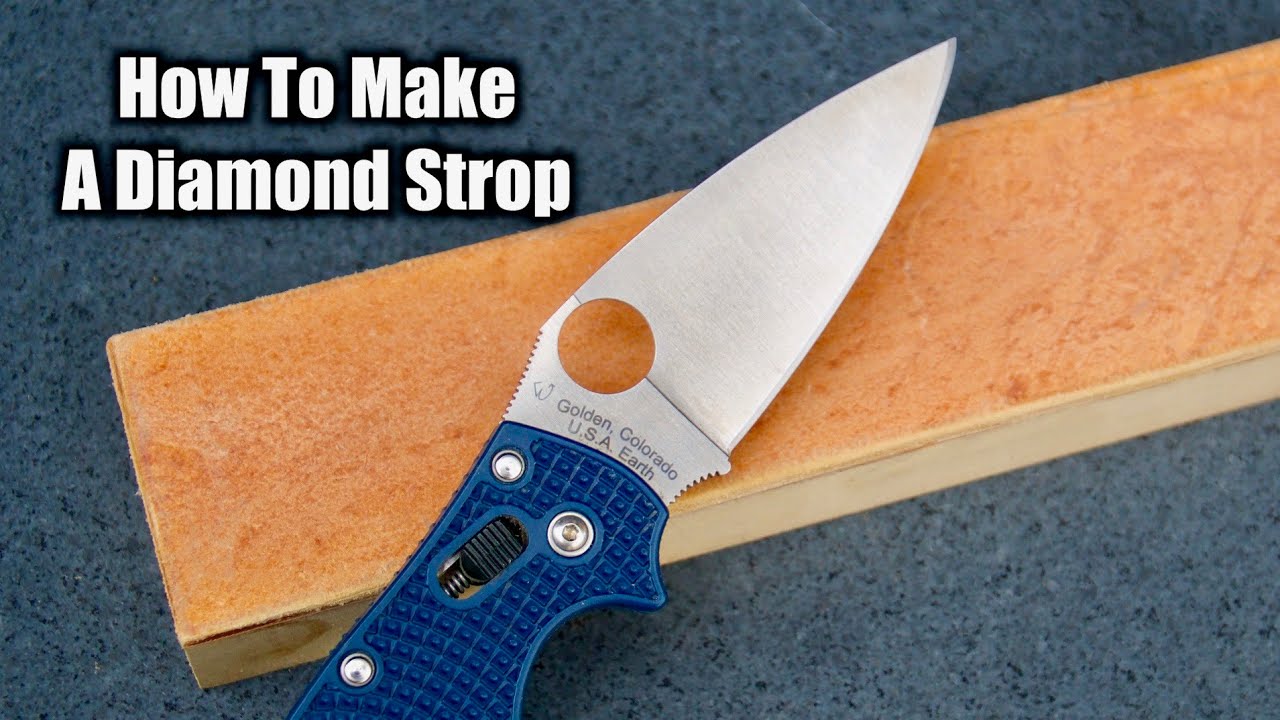 How To Make A Diamond Knife Sharpening Strop