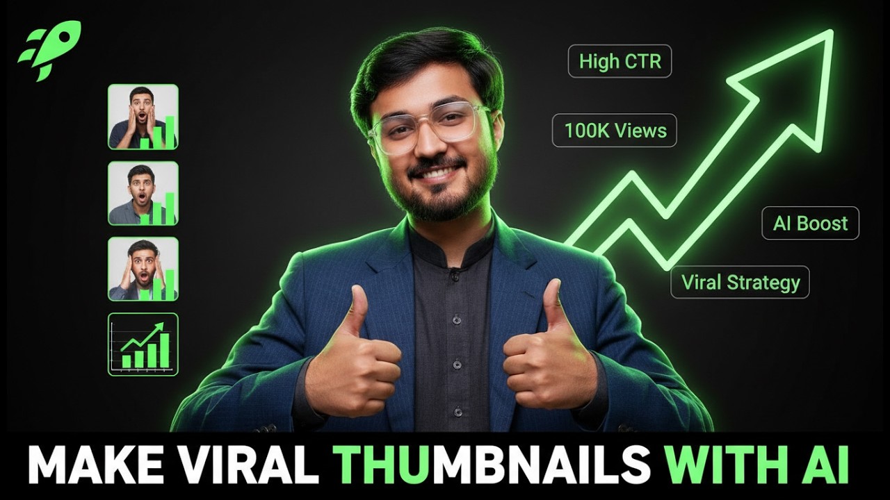 Ai sy Thumbnail kasy banain| Make Viral Thumbnail With Ai | 100 Free | Just In 2 Minutes