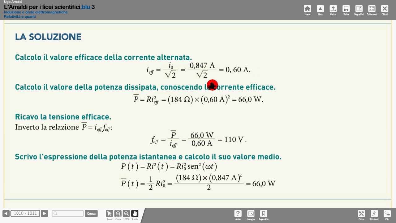 3   valori medi e efficaci esercizio