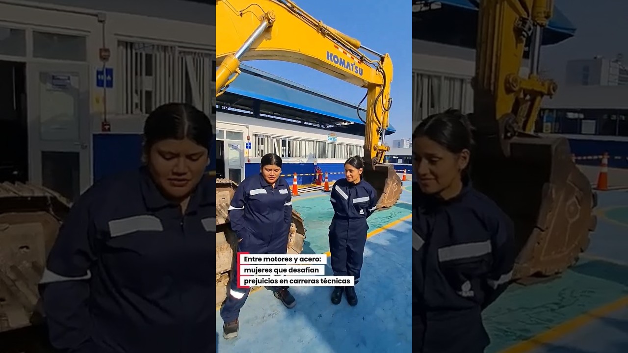 EN VIVO: cuatro mujeres estudiantes de Senati rompen estereotipos entre motores y acero