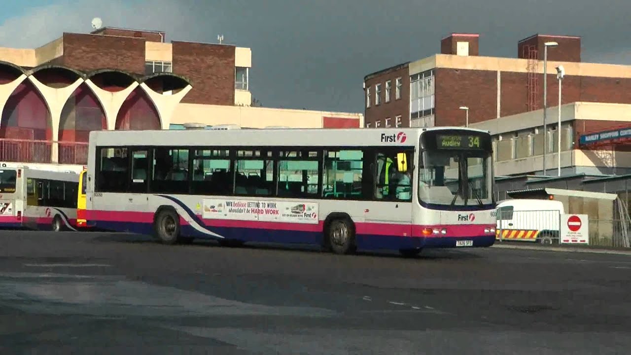 BUSES AT HANLEY STOKE ON TRENT NOVEMBER 2011