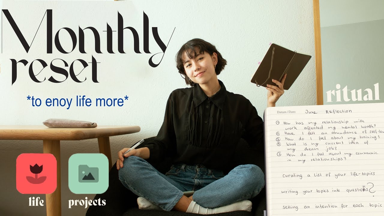 My Monthly Reset to enjoy Life more! (reconnection,mental clarity, vision)