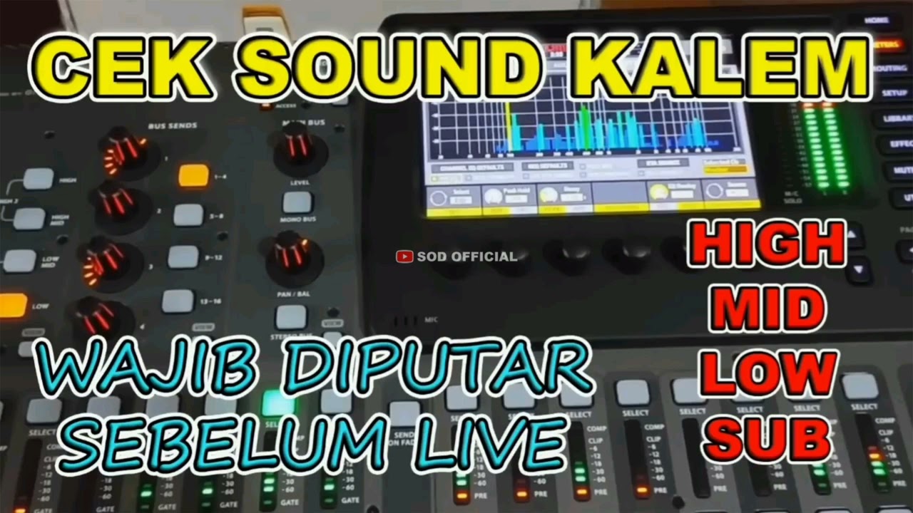 CEK SOUND DANGDUT SERING DI PLAY OPERATOR SOUND SYSTEM