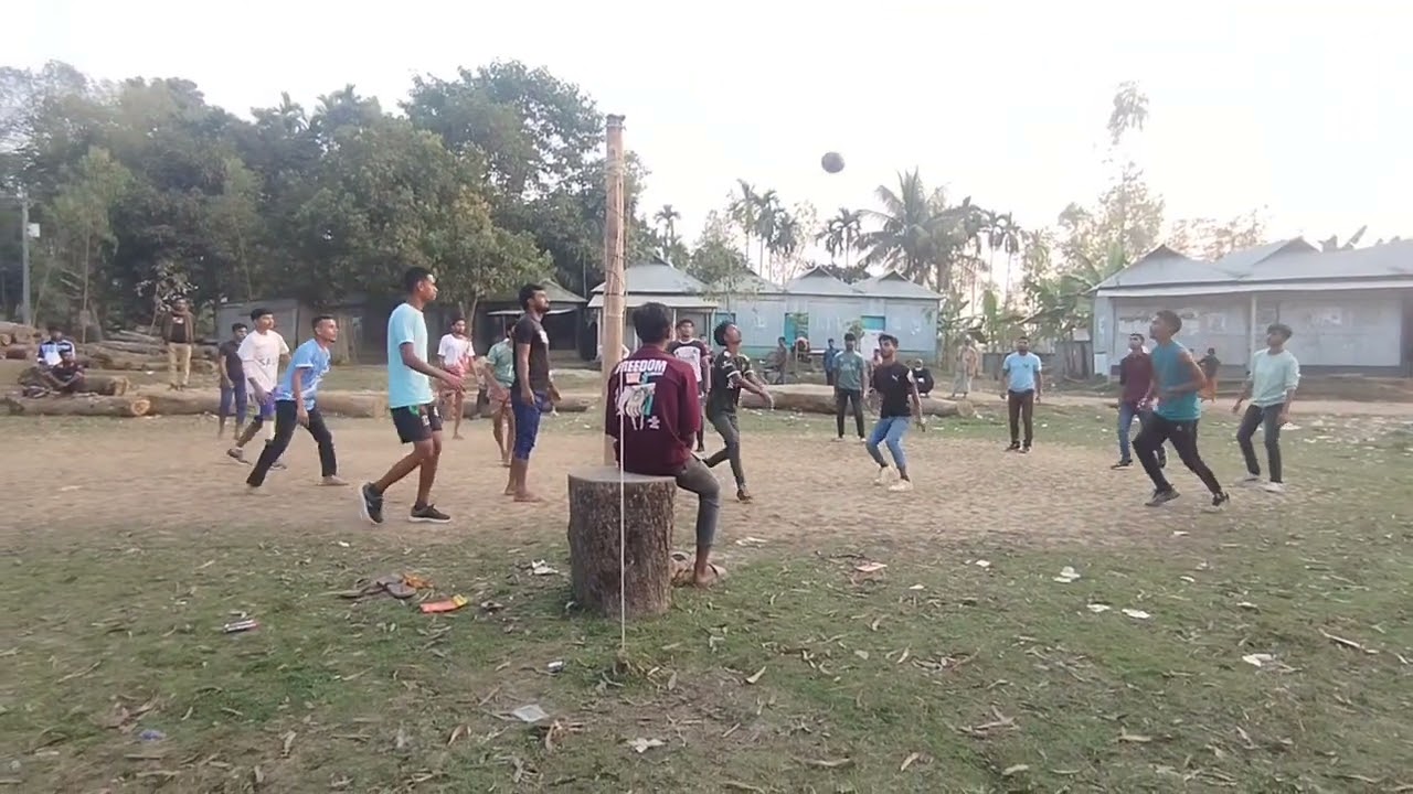  গ্রামের ভলিবল টুনামেন্ট। village volleyball tonament