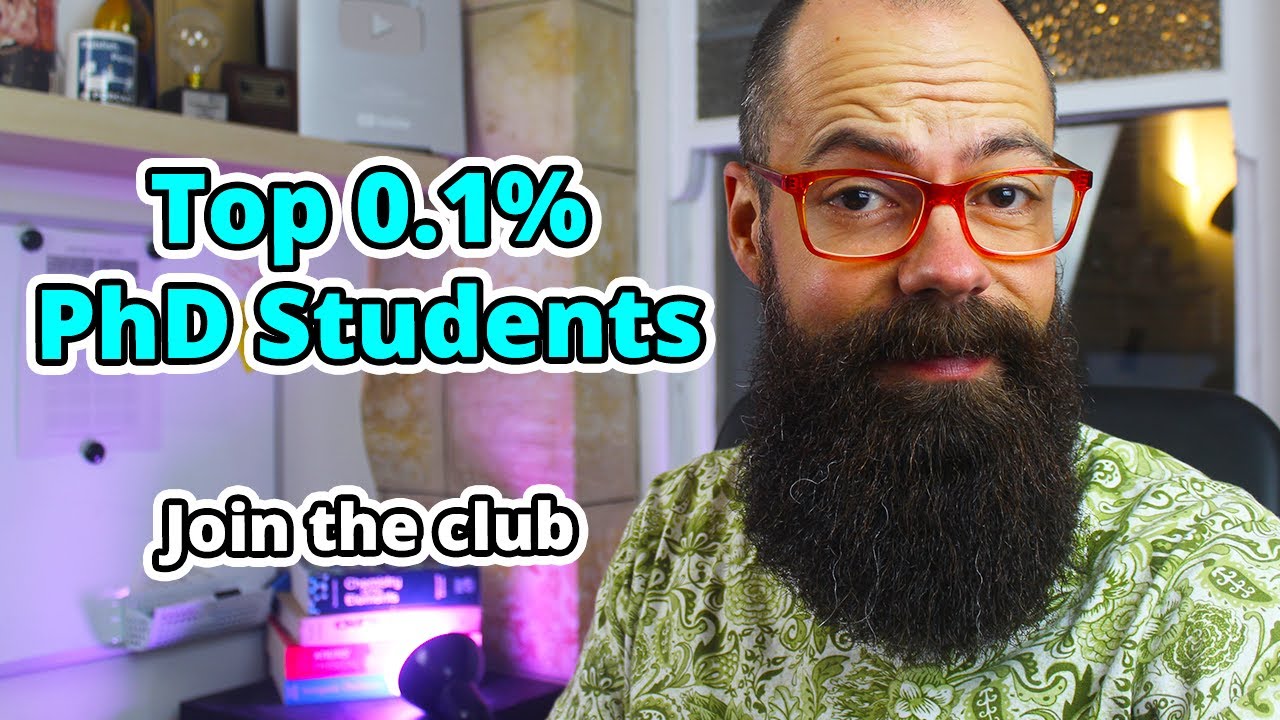 Rise to the Top: The Habits and Mindset of Top 0.1% PhD Students.