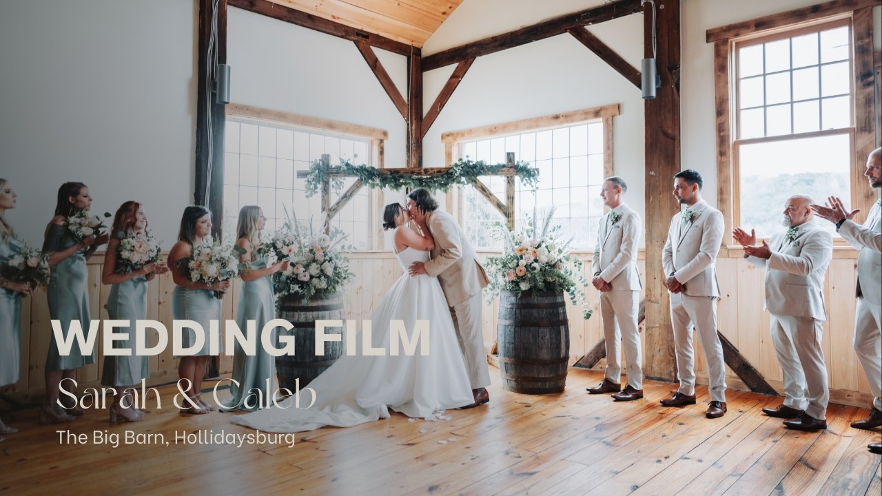 Romantic Summer Wedding at The Big Barn in Hollidaysburg, PA | Sarah + Caleb Wedding Film