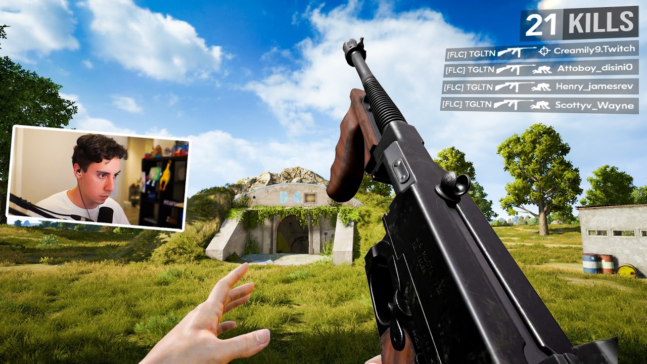 Tommy Gun on GOD Mode... (PUBG)
