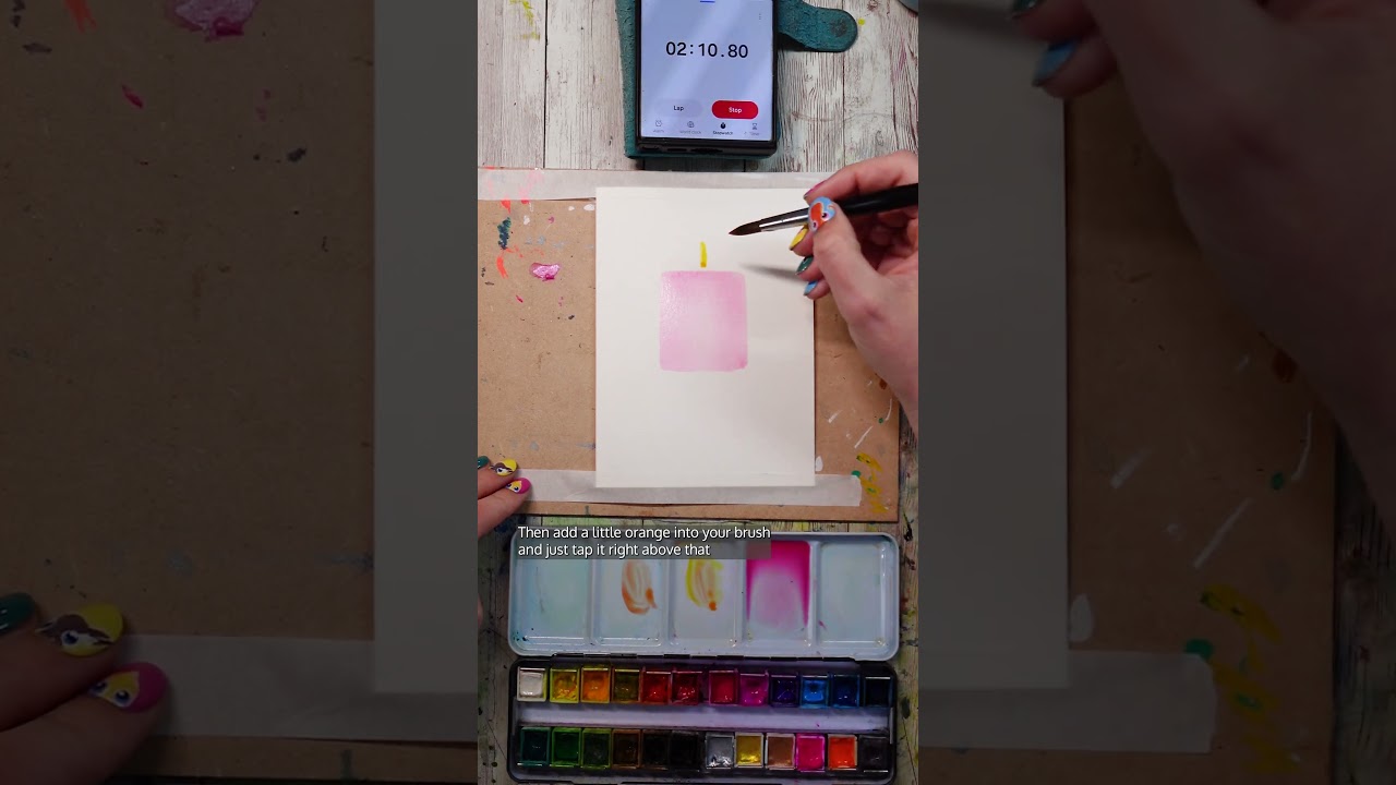 Easy birthday card in under 10 minutes!