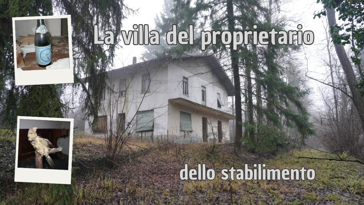 LA VILLA DEL PROPRIETARIO DELLO STABILIMENTO L'IMBOTTIGLIAMENTO 