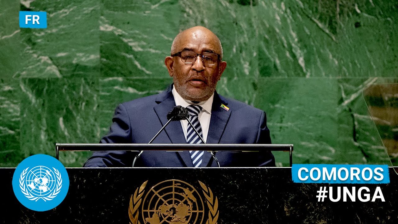 (Français) 🇰🇲  Comoros - President Addresses United Nations General Debate, 76th Session | #UNGA