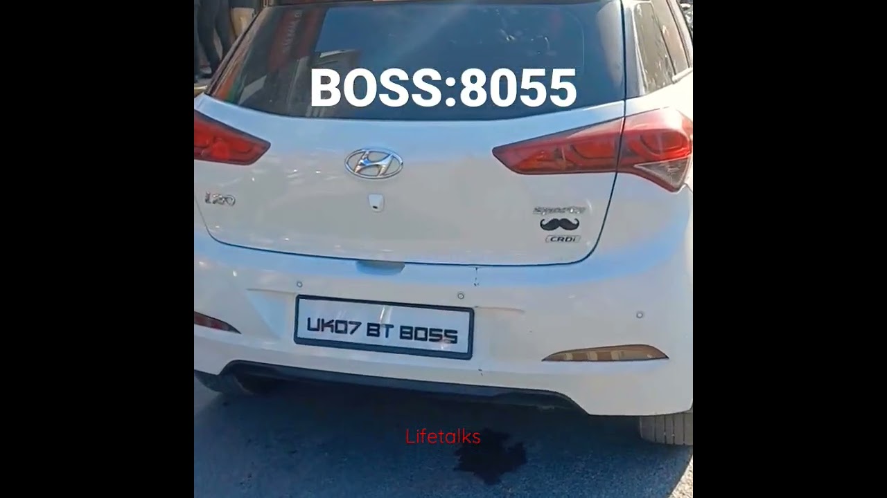 Boss VIP number plate : Boss is 8055  | Number plate manipulation #shorts #boss