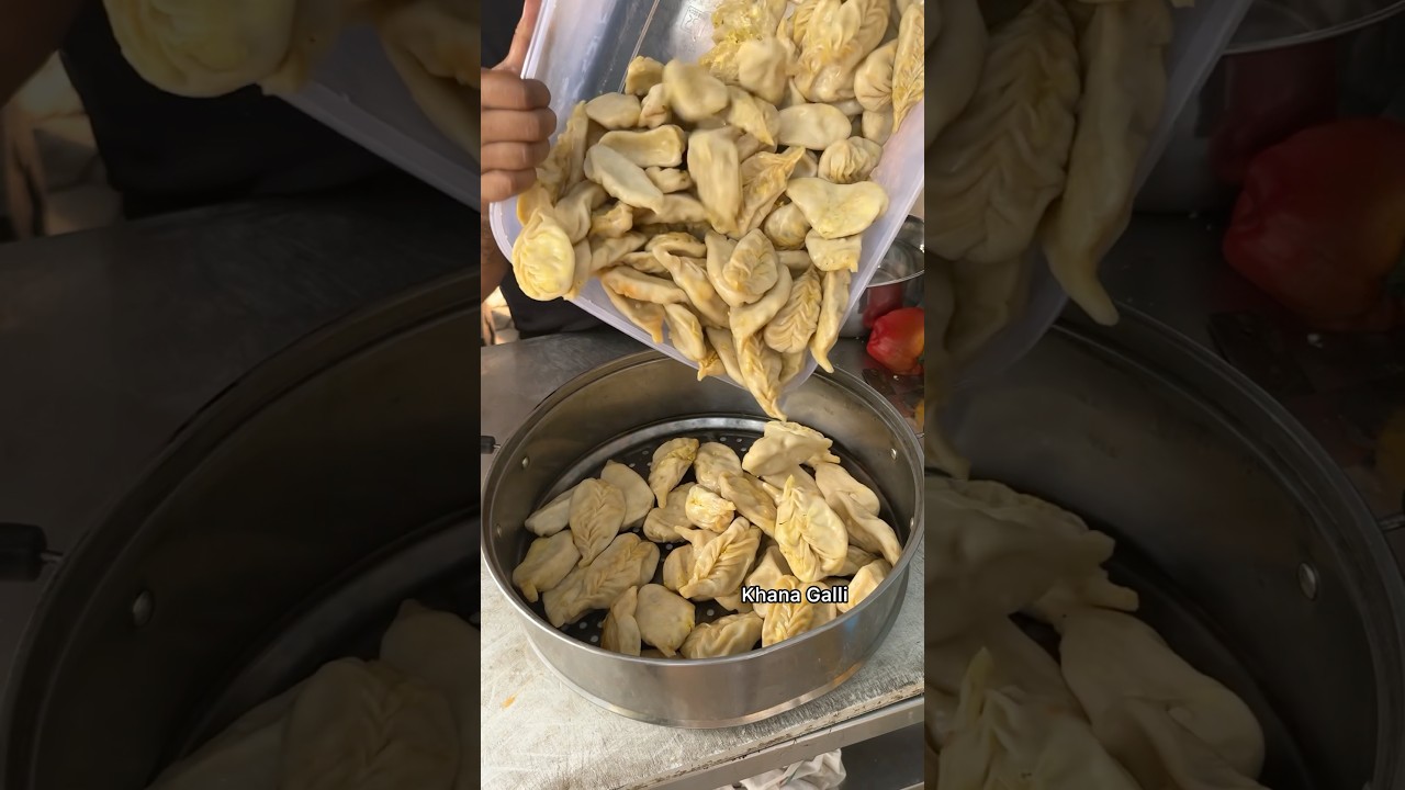 Most selling momo cart in delhi 😱 #momos #ytshort #shorts