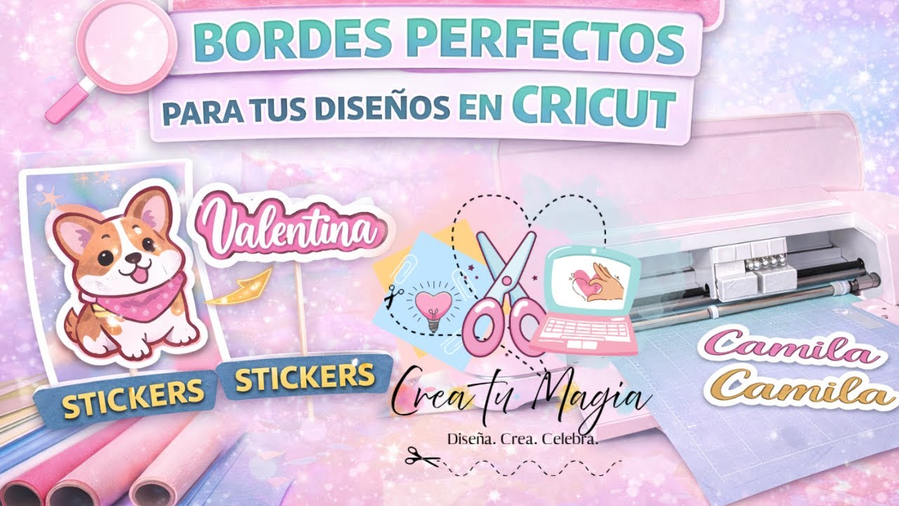 Domina OFFSET en Cricut | Bordes Perfectos para Stickers, Toppers y Vinil (Design Space)